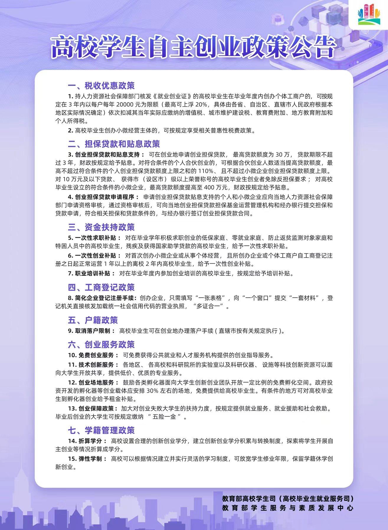 普通高校学生自主创业政策公告.jpg